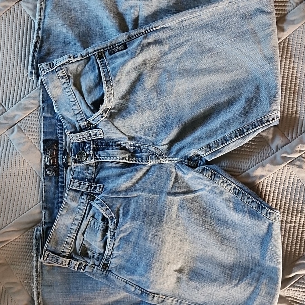 Men's Silver Jeans